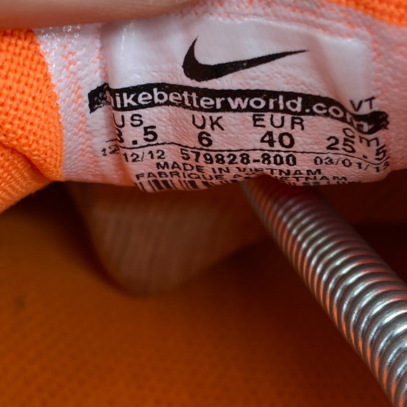 Nike Free 3.0 Women's Running Shoes Bright Orange Size 8.5 Athletic Sneakers - Picture 7 of 12